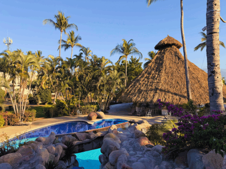 Camper rental in Puerto Vallarta with access to private resort pool and waterslide