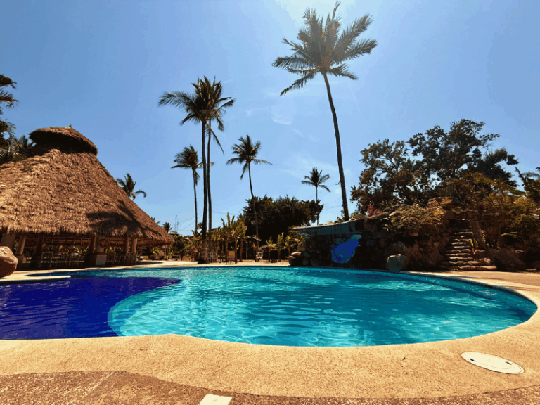 Vacation rental in Puerto Vallarta with pool and waterslide in gated resort